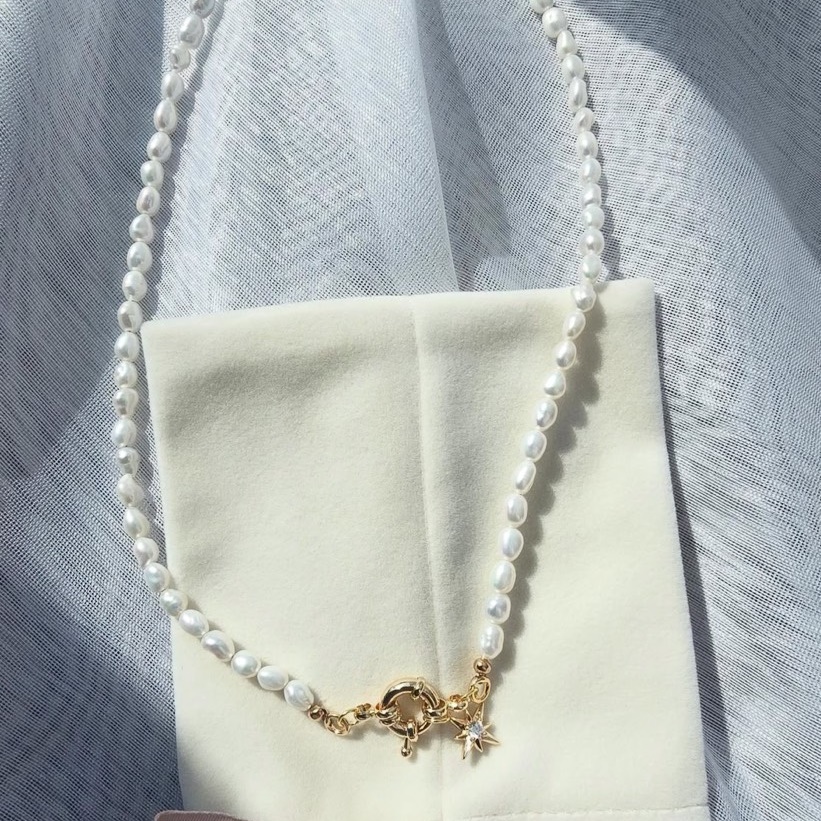 SSLuxeGems Pearl Necklace